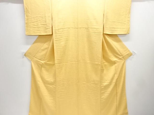 霞模様織り出し色無地着物